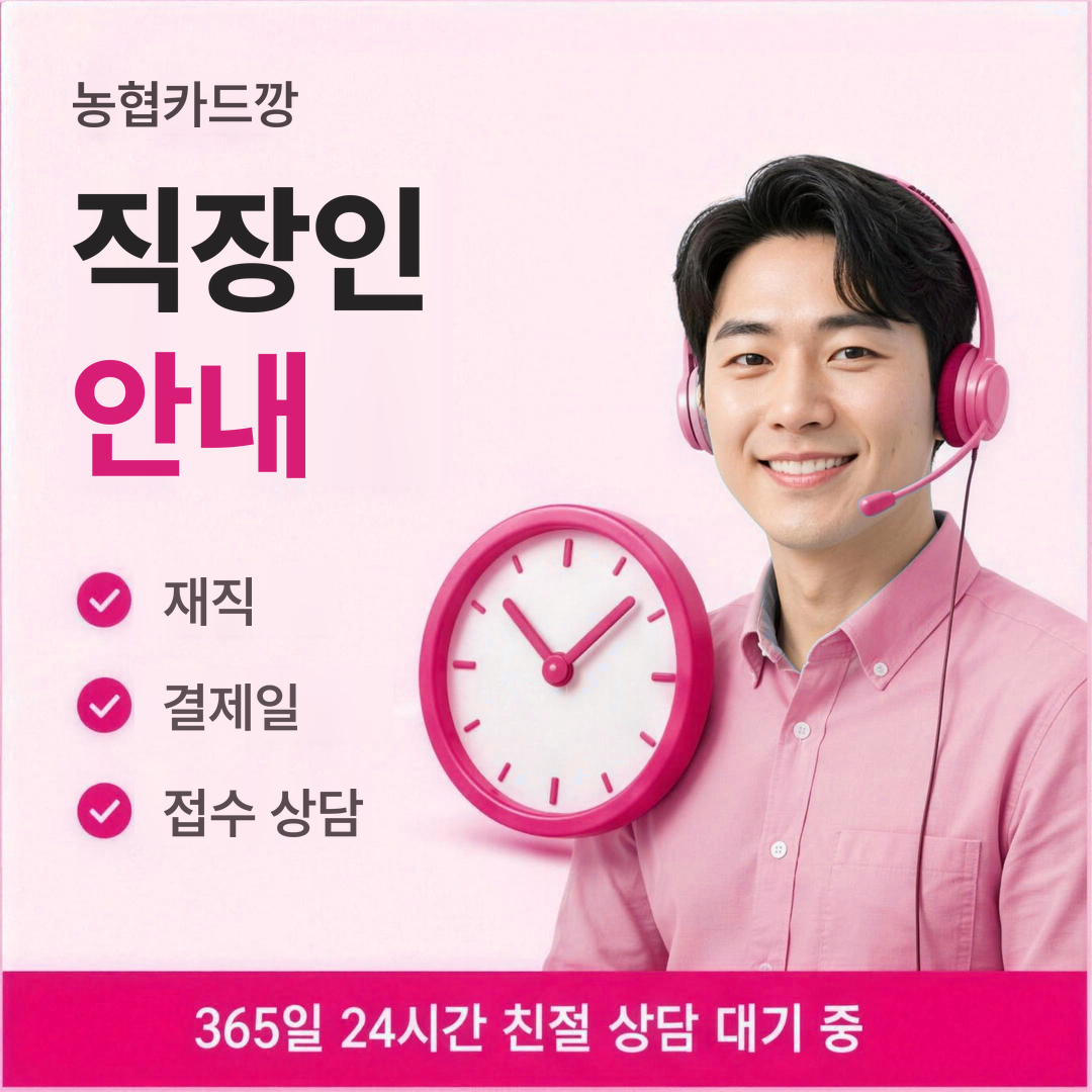 다음머니 농협카드깡 직장인 안내